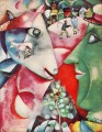 I and the Village contemporary Marc Chagall